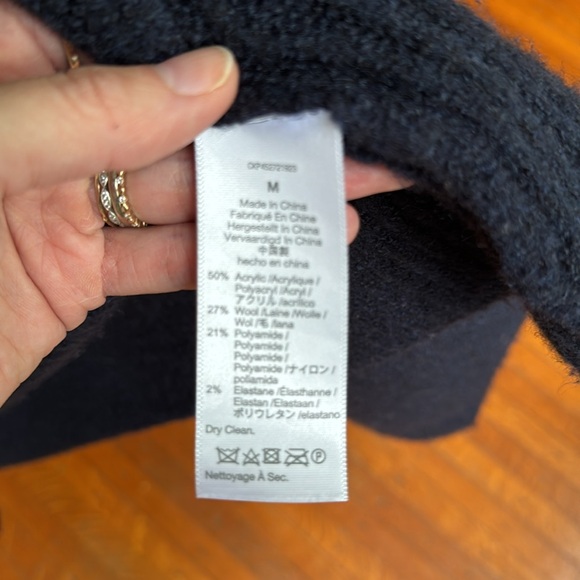 Madewell Cardigan Jacket in Navy - Picture 5 of 5